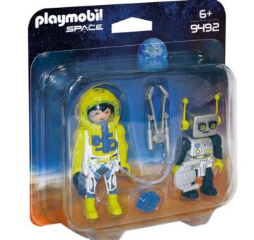 Playmobil Astronaut And Robot Duo Pack 9492 – Storvyn Kids are Playmobil specialists in Perth, Western Australia - www.storvynkids.com.au