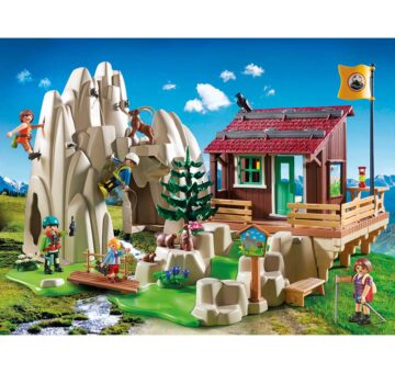 Playmobil Rock Climbers With Cabin 9126