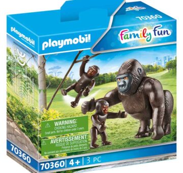 PLAYMOBIL GORILLA WITH BABIES 70360 – Storvyn Kids are Playmobil specialists in Perth, Western Australia - www.storvynkids.com.au