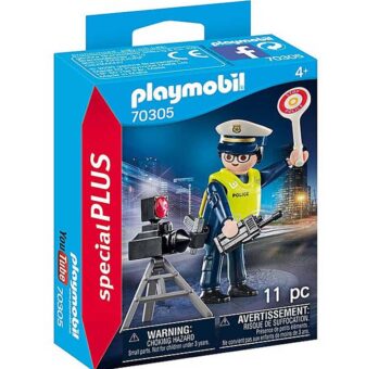 Playmobil Special Plus - Police Officer With Speed Trap 70305– Storvyn Kids are Playmobil specialists in Perth, Western Australia - www.storvynkids.com.au