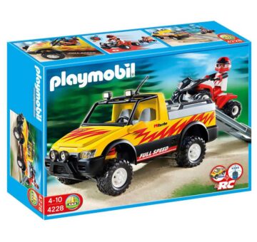 Playmobil Pick-Up Truck With Quad 4228