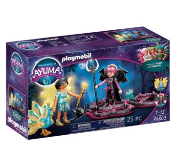 Playmobil Ayuma Crystal Fairy And Bat Fairy with Soul Animal 70803