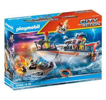 Playmobil Fire Rescue With Personal Watercraft 70140 – Storvyn Kids are Playmobil specialists in Perth, Western Australia - www.storvynkids.com.au