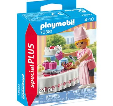 Playmobil Special Plus - Baker With Dessert Table 70381 – Storvyn Kids are Playmobil specialists in Perth, Western Australia - www.storvynkids.com.au