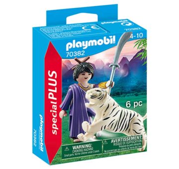 Playmobil Fighter With Tiger 70382– Storvyn Kids are Playmobil specialists in Perth, Western Australia - www.storvynkids.com.au