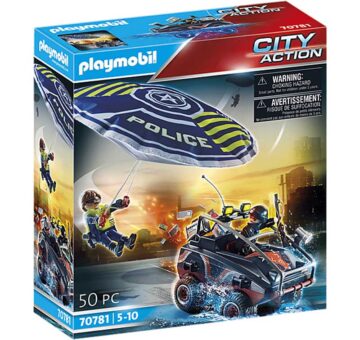 Playmobil Police Parachute With Amphibious Vehicle 70781 – Storvyn Kids are Playmobil specialists in Perth, Western Australia - www.storvynkids.com.au