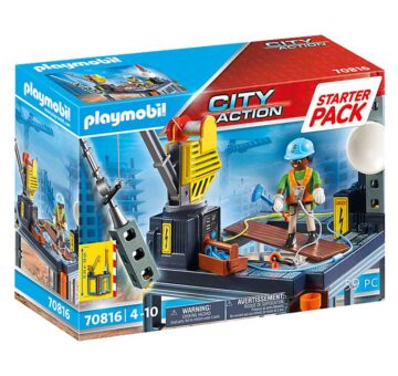 Playmobil Construction Site Starter Pack 70816 – Storvyn Kids are Playmobil specialists in Perth, Western Australia - www.storvynkids.com.au