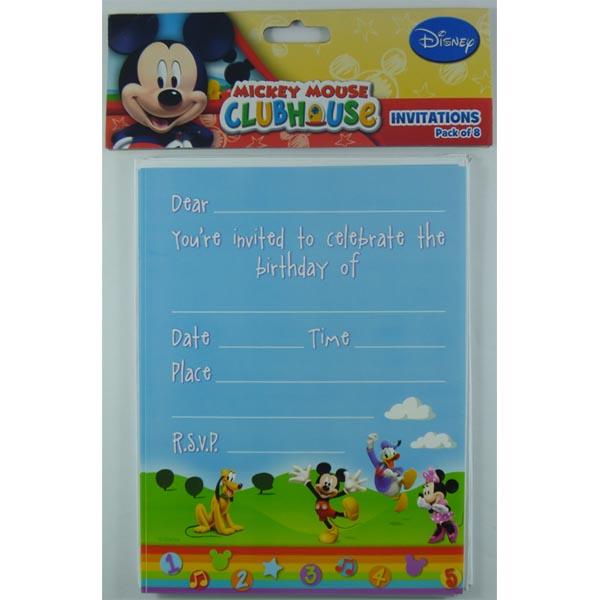 mickey mouse clubhouse invitations mickey mouse clubhouse invitations