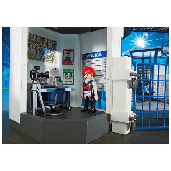 Playmobil Police Headquarters with Prison 6919 – Storvyn Kids are Playmobil specialists in Perth, Western Australia - www.storvynkids.com.au