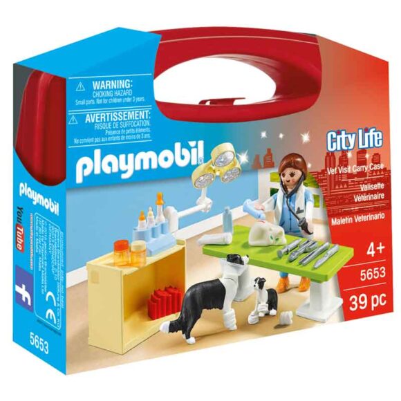 Playmobil Vet Visit Carry Case 5653 – Storvyn Kids are Playmobil specialists in Perth, Western Australia - www.storvynkids.com.au