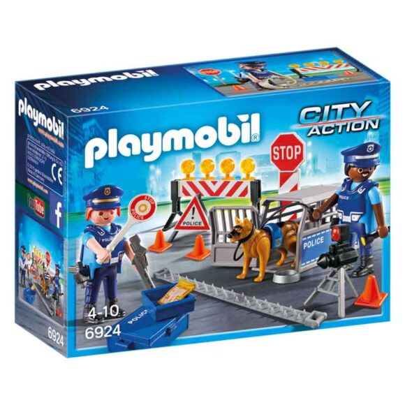 Playmobil Police Roadblock 6924 – Storvyn Kids are Playmobil specialists in Perth, Western Australia - www.storvynkids.com.au