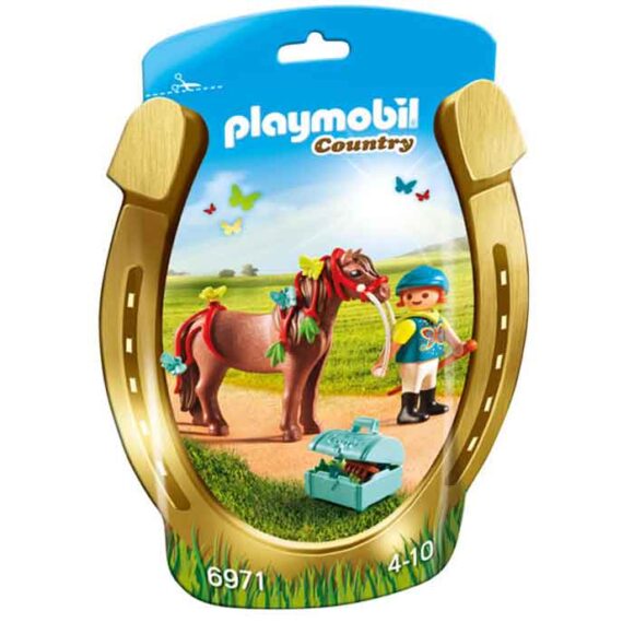 Playmobil Groomer with Butterfly Pony 6971 – Storvyn Kids are Playmobil specialists in Perth, Western Australia - www.storvynkids.com.au