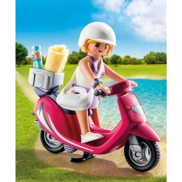 Playmobil Special Plus Beachgoer With Scooter 9084 – Storvyn Kids are Playmobil specialists in Perth, Western Australia - www.storvynkids.com.au