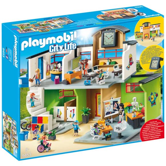 Playmobil Furnished School Building 9453 – Storvyn Kids are Playmobil specialists in Perth, Western Australia - www.storvynkids.com.au