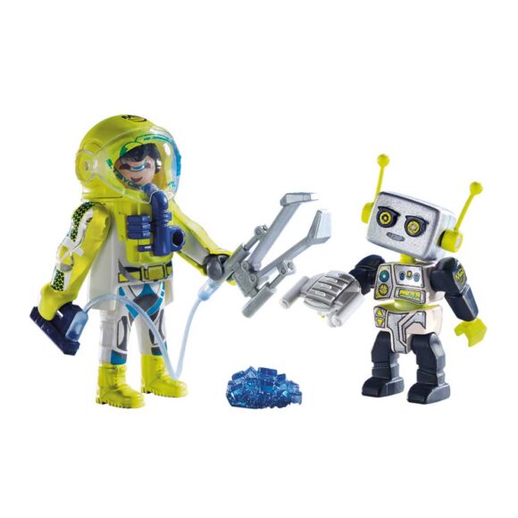 Playmobil Astronaut And Robot Duo Pack 9492 – Storvyn Kids are Playmobil specialists in Perth, Western Australia - www.storvynkids.com.au