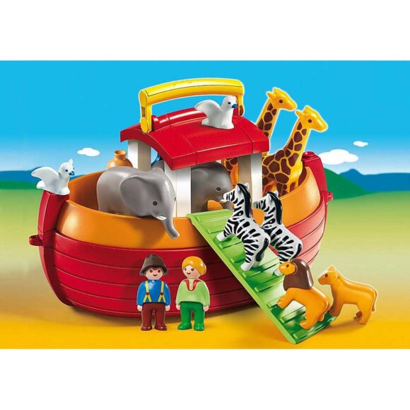 Playmobil 1.2.3 My Take Along Noah's Ark 6765 – Storvyn Kids are Playmobil specialists in Perth, Western Australia - www.storvynkids.com.au