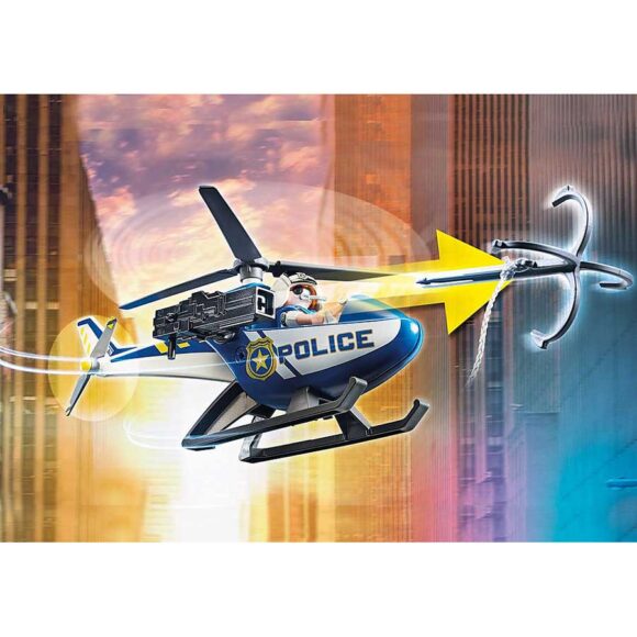 Playmobil Helicopter Pursuit With Runaway Van 70575 – Storvyn Kids are Playmobil specialists in Perth, Western Australia - www.storvynkids.com.au