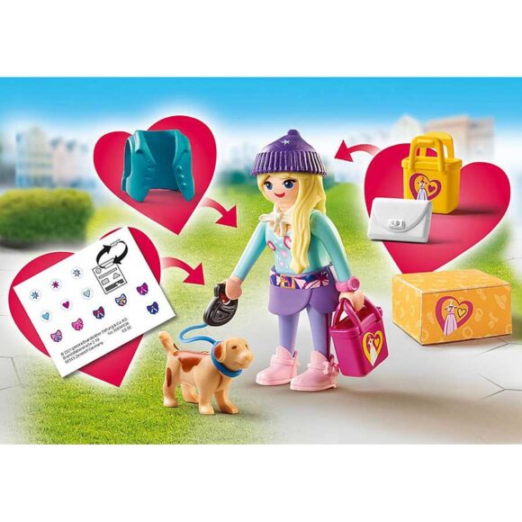 Playmobil Fashionista With Dog 70595 – Storvyn Kids are Playmobil specialists in Perth, Western Australia - www.storvynkids.com.au