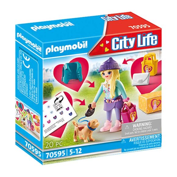 Playmobil Fashionista With Dog 70595 – Storvyn Kids are Playmobil specialists in Perth, Western Australia - www.storvynkids.com.au