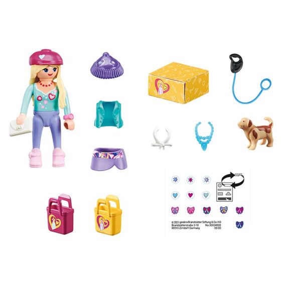 Playmobil Fashionista With Dog 70595 – Storvyn Kids are Playmobil specialists in Perth, Western Australia - www.storvynkids.com.au
