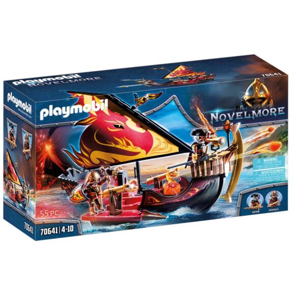 Playmobil Novelmore Burnham Raiders Fire Ship 70641 – Storvyn Kids are Playmobil specialists in Perth, Western Australia - www.storvynkids.com.au