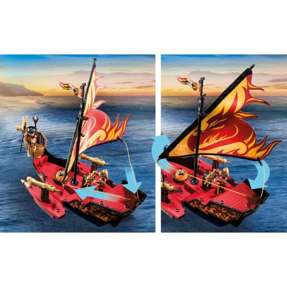 Playmobil Novelmore Burnham Raiders Fire Ship 70641 – Storvyn Kids are Playmobil specialists in Perth, Western Australia - www.storvynkids.com.au