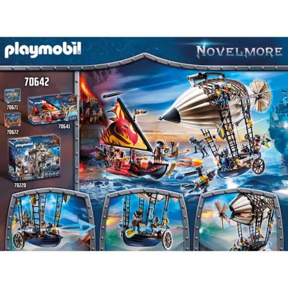 Playmobil Novelmore Knights Airship 70642 – Storvyn Kids are Playmobil specialists in Perth, Western Australia - www.storvynkids.com.au