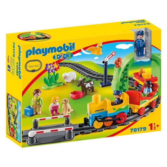 Playmobil 1.2.3 My First Train Set 70179– Storvyn Kids are Playmobil specialists in Perth, Western Australia - www.storvynkids.com.au