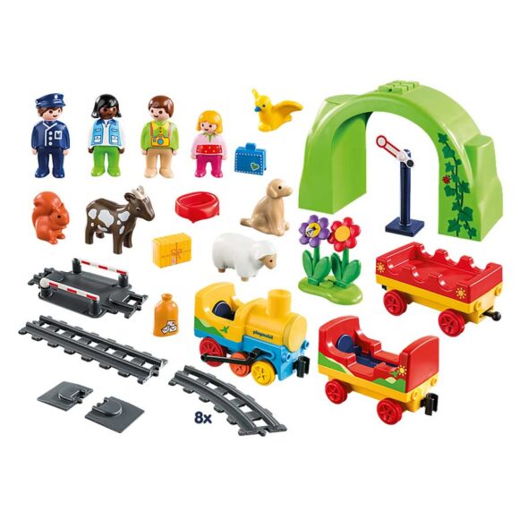 Playmobil 1.2.3 My First Train Set 70179– Storvyn Kids are Playmobil specialists in Perth, Western Australia - www.storvynkids.com.au