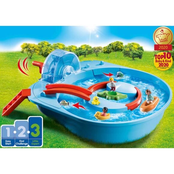 Playmobil 1.2.3 Splish Splash Water Park 70267– Storvyn Kids are Playmobil specialists in Perth, Western Australia - www.storvynkids.com.au