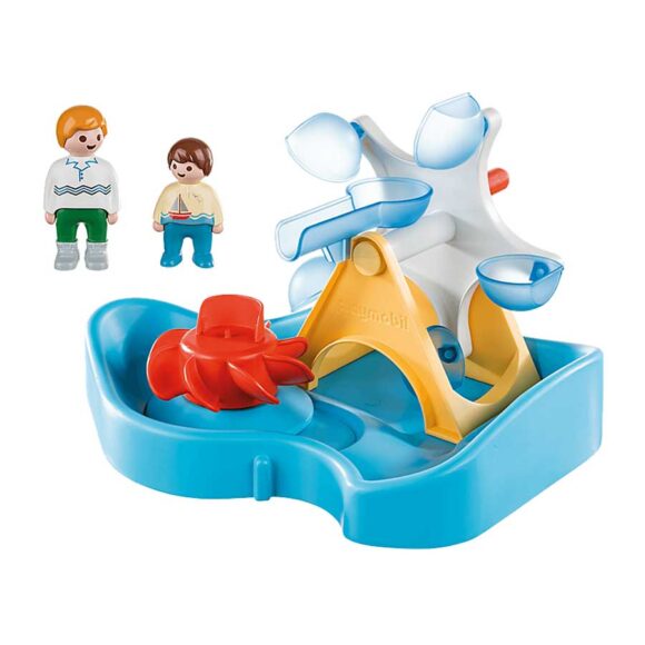 Playmobil 1.2.3 Water Wheel Carousel 70268– Storvyn Kids are Playmobil specialists in Perth, Western Australia - www.storvynkids.com.au