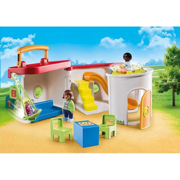 Playmobil 1.2.3 My Take Along Preschool 70399– Storvyn Kids are Playmobil specialists in Perth, Western Australia - www.storvynkids.com.au