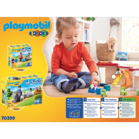 Playmobil 1.2.3 My Take Along Preschool 70399– Storvyn Kids are Playmobil specialists in Perth, Western Australia - www.storvynkids.com.au