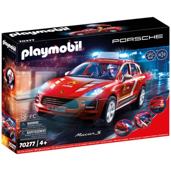 Playmobil Porsche Macan S Fire Brigade 70277 – Storvyn Kids are Playmobil specialists in Perth, Western Australia - www.storvynkids.com.au
