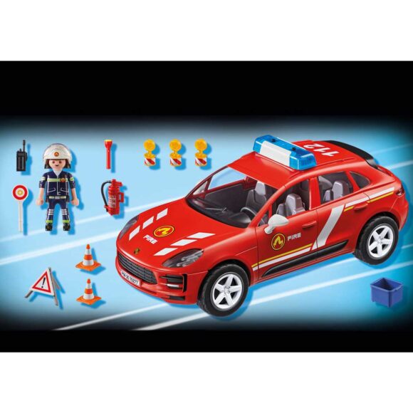Playmobil Porsche Macan S Fire Brigade 70277 – Storvyn Kids are Playmobil specialists in Perth, Western Australia - www.storvynkids.com.au