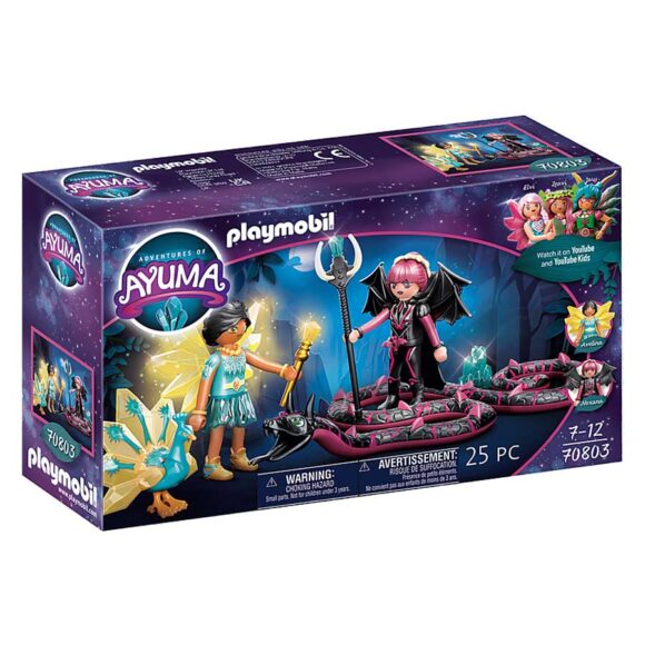 Playmobil Ayuma Crystal Fairy And Bat Fairy with Soul Animal 70803 – Storvyn Kids are Playmobil specialists in Perth, Western Australia - www.storvynkids.com.au