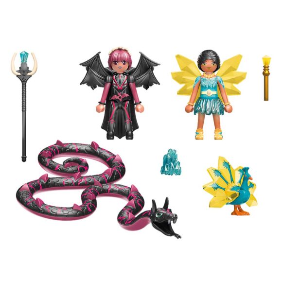Playmobil Ayuma Crystal Fairy And Bat Fairy with Soul Animal 70803 – Storvyn Kids are Playmobil specialists in Perth, Western Australia - www.storvynkids.com.au